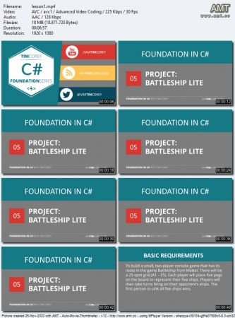 TimCorey - Foundation in C#: Battleship Project