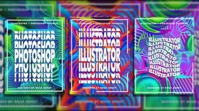 Create Colorful Pattern Posters in Illustrator and Photoshop