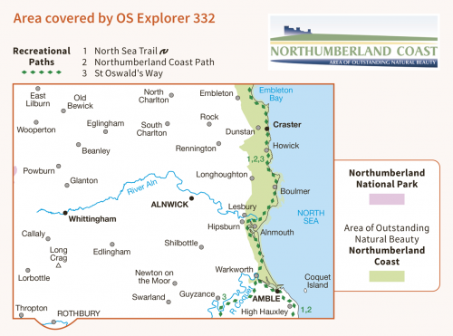 OS Northumberland Explorer Map (PNG)