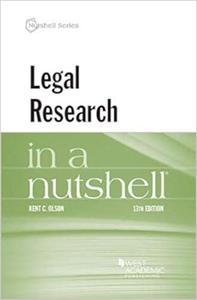 Legal Research in a Nutshell Ed 13
