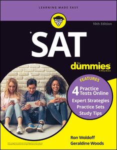 SAT For Dummies Book + 4 Practice Tests Online, 10th Edition