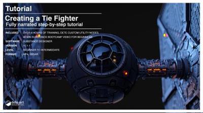 Artstation - Creating a Tie Fighter with Substance Designer