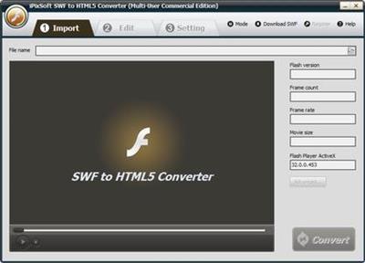 iPixSoft SWF to HTML5 Converter 4.2.0