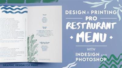 Design a Printing Pro Restaurant Menu with Indesign and Photoshop