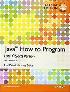 Java How to Program (Late Objects), Global Edition