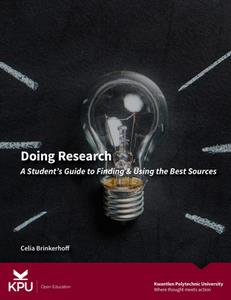Doing Research  A Student's Guide to Finding and Using the Best Sources