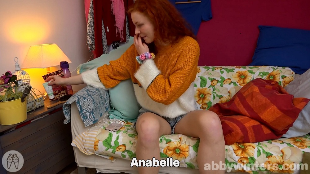 [Abbywinters.com] Anabelle (Clit stimulation) [07.12.2020, Solo, shaved, masturbation, redhead, 1080p]