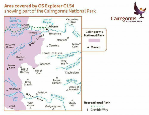 OS Cairngorms Explorer Map (PNG)