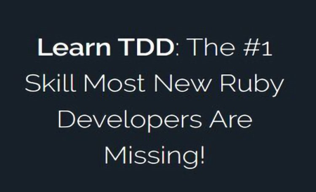 Learn TDD: The #1 Skill Most New Ruby Developers Are Missing!