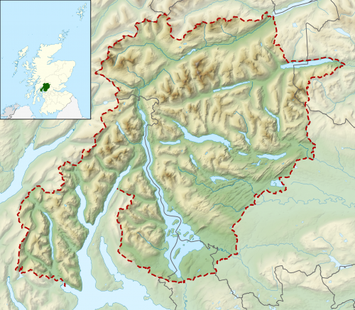 OS Loch Lomond & The Trossachs Landranger Map (PNG)
