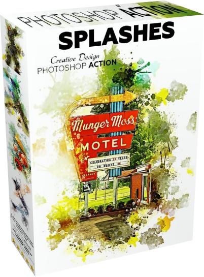 GraphicRiver - Splashes Photoshop Action