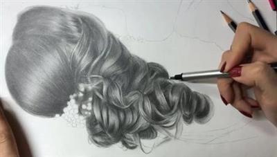 Skillshare - How to Draw Hair with Pencil