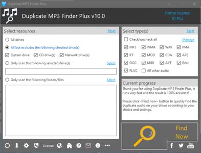 TriSun Duplicate MP3 Finder Plus 13.1 Build 033 Multilingual