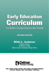 Early Education Curriculum A Child's Connection to the World