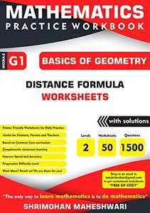 Mathematics Practice Workbook Basics of Geometry - Distance Formula
