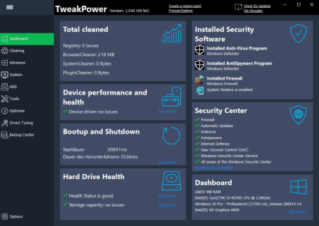 TweakPower 1.166 Multilingual