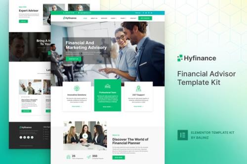ThemeForest - Hyfinance v1.0.0 - Financial Advisor Elementor Template Kit - 29701255