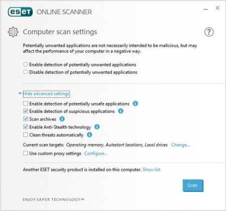 ESET Online Scanner 3.4.6
