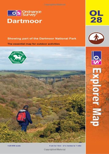 OS Dartmoor Explorer Map (PNG)