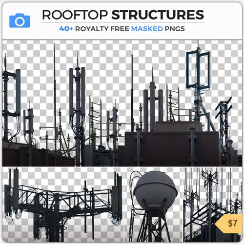 PHOTOBASH - ROOFTOP STRUCTURES (TIF)