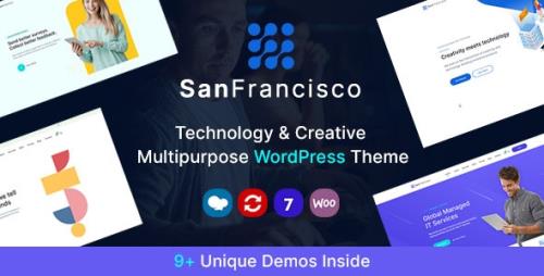 ThemeForest - San Francisco v1.5 - IT Technology and Creative WordPress Theme - 27062705