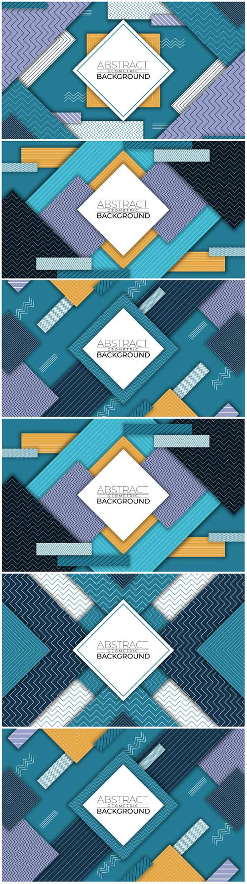 Modern abstract geometric vector background style