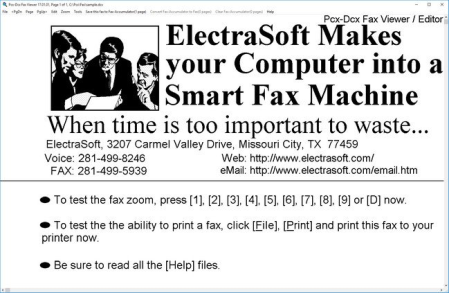 ElectraSoft Pcx Dcx Fax Viewer 20.12.21