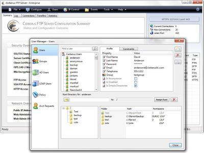 Cerberus FTP Server Enterprise  11.3.1.0