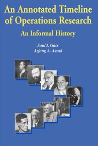 An Annotated Timeline of Operations Research An Informal History