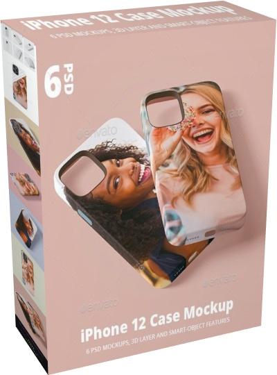 GraphicRiver - Phone 12 Case 3d Mockup