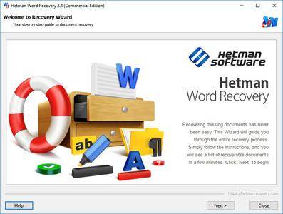 Hetman Word Recovery 3.2 Unlimited / Commercial / Office / Home Multilingual 