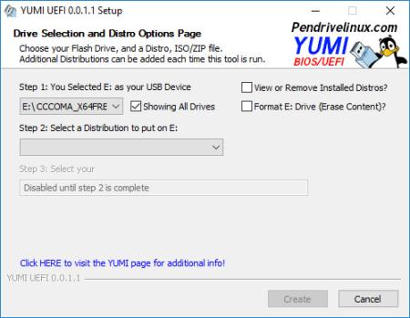 YUMI (Your Universal Multiboot Installer) UEFI 0.0.3.4
