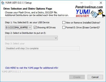 YUMI (Your Universal Multiboot Installer) UEFI 0.0.3.5