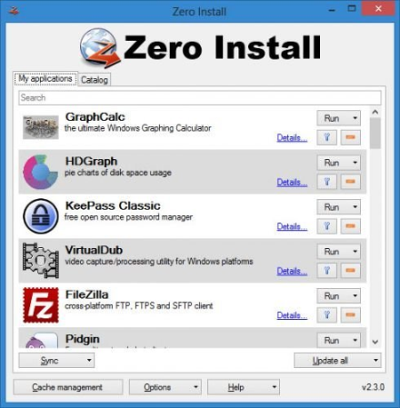Zero Install 2.18.3