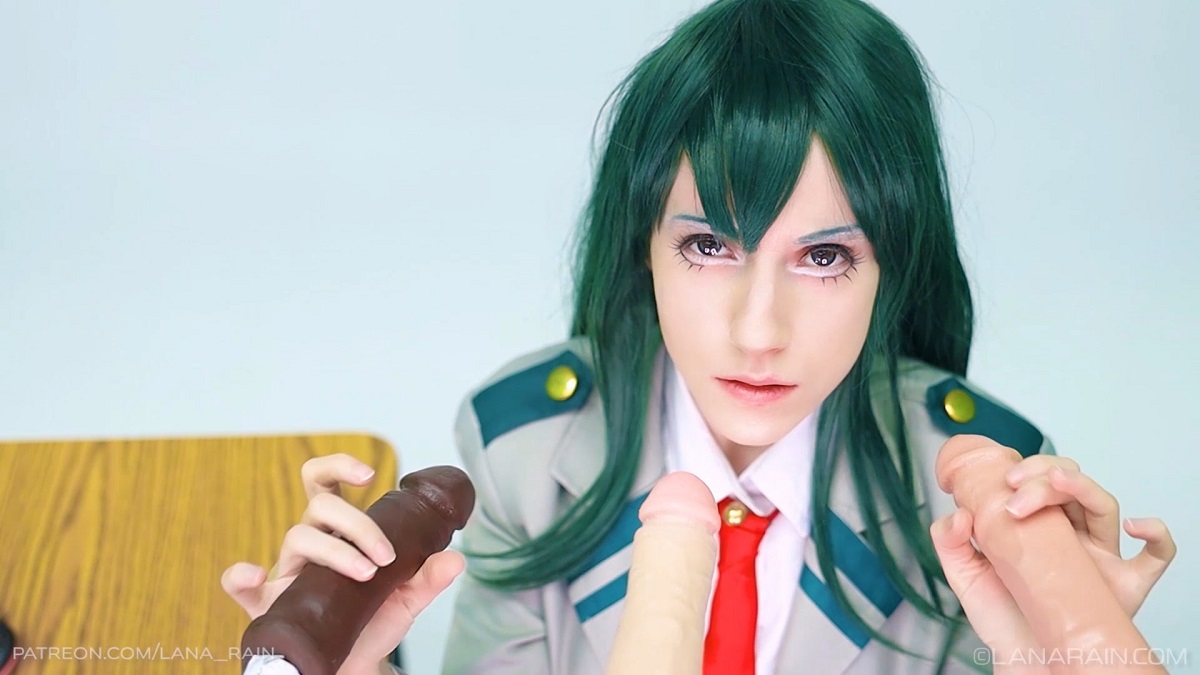 [ManyVids.com] Lana Rain - Froppy Shows Us Her True Nature [2019 г., Solo, Cosplay, Blowjob, Toys, 1080p]