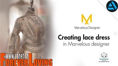 ArtStation - Tutorial on creating lace dress in Marvelous designer