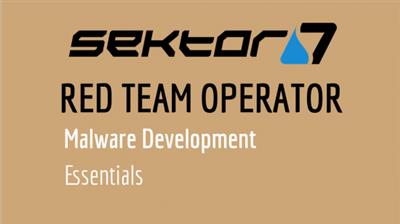 RED TEAM Operator Malware Development Essentials Course