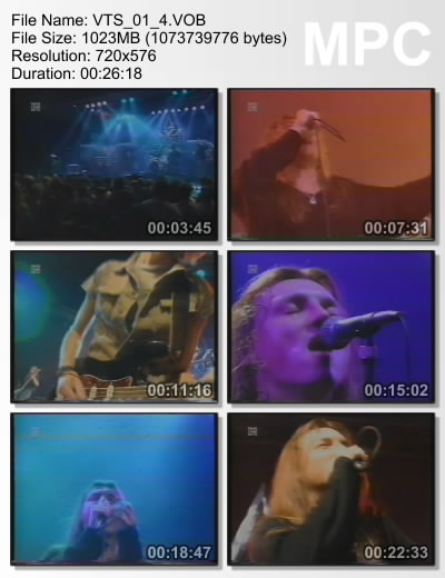Axxis - Live in Koln 1990, Live in Munich 1995, Pro Shot (DVD video)