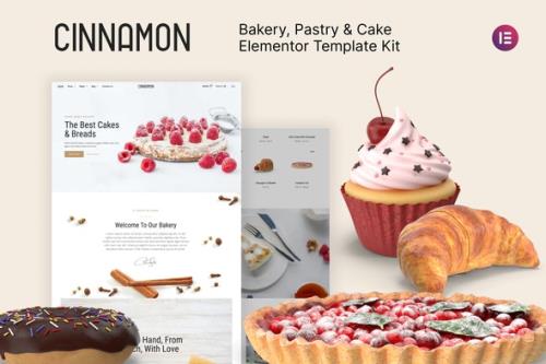 ThemeForest - Cinnamon v1.0.0 - Bakery & Pastry Shop Elementor Template Kit - 29838563