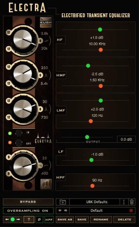 Kush Audio Electra DSP v1.5.2