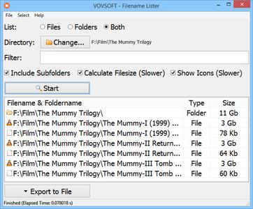 VovSoft Filename Lister 3.2 + Portable