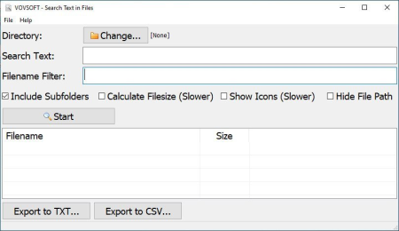 VovSoft Search Text in Files 1.8