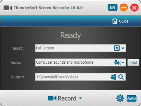 ThunderSoft Screen Recorder 10.7.0 Multilingual