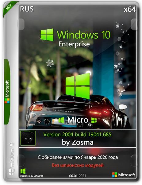 Windows 10 Enterprise x64 Micro 2004.19041.685 by Zosma (x64)