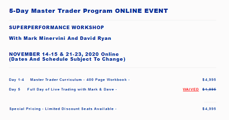 Mark Minervini - 5-Day Master Trader Program Online Event