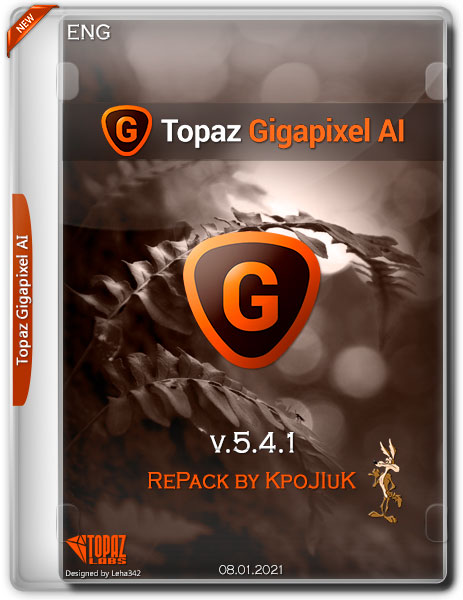 Topaz Gigapixel AI v.5.4.1 RePack by KpoJIuK (ENG/2021)