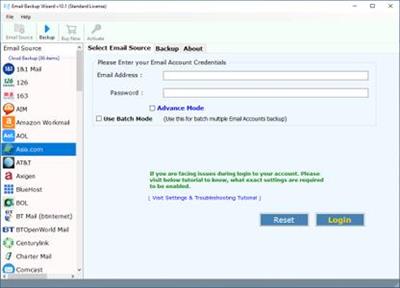 Email Backup Wizard 11.8