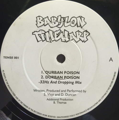 Babylon Timewarp - Durban Poison (TENSE001)