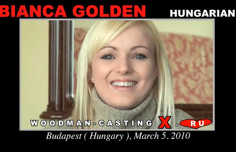 Bianca Golden на порно кастинге у Вудмана