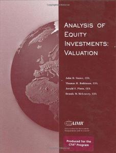 Analysis of Equity Investments Valuation